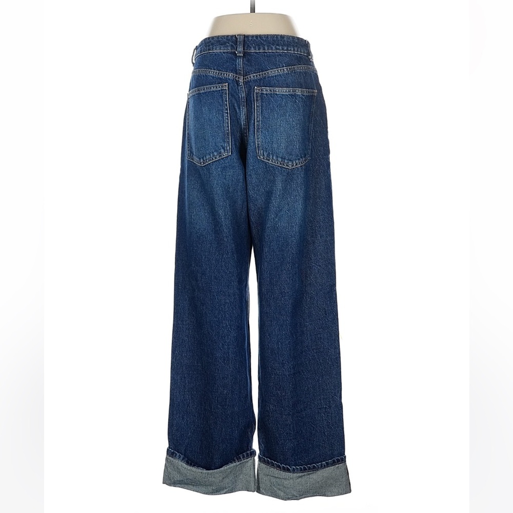 Primary cuffed bottom Blue Jeans